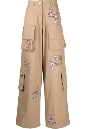Natasha Zinko Cargo broek met logoprint