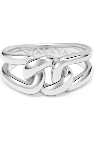 Nialaya Ring met gegraveerd logo