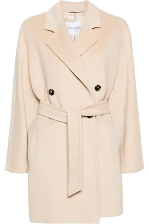 Max Mara Mantel met dubbele rij knopen