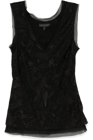 SHIATZY CHEN Sense of Ink Collection zijden gilet