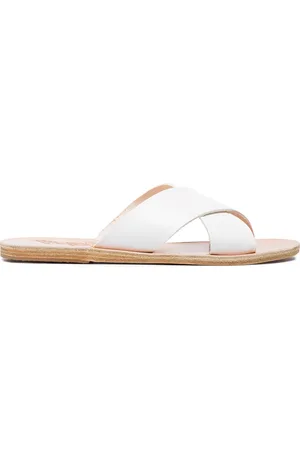 Ancient Greek Sandals Witte Thaise leren sandalen