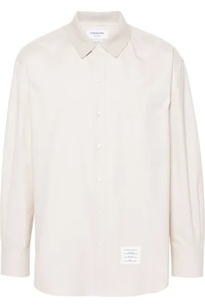 Thom Browne Gestreept katoenen shirtjack