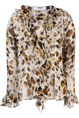 Msgm Blouse met abstracte print