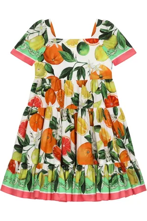Dolce & Gabbana Katoenen jurk met print