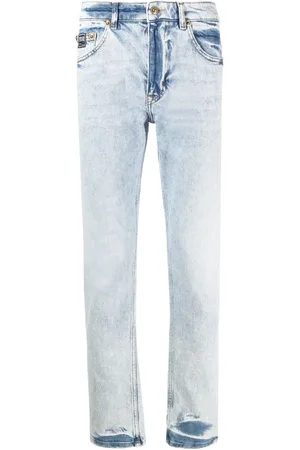 VERSACE Mid waist straight jeans