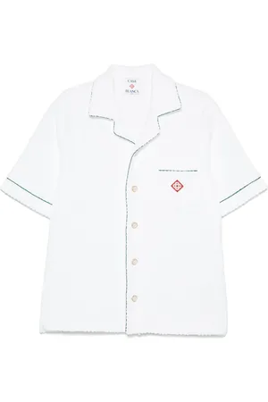 Casablanca Badstof shirt met monogram