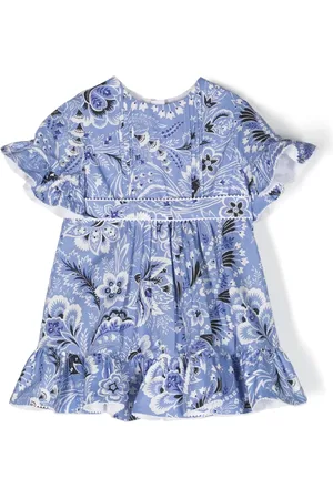 Etro Katoenen jurk met bloemenprint