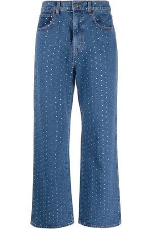 GIUSEPPE DI MORABITO Jeans verfraaid met kristallen