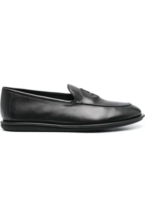 Giorgio Armani Leren loafers