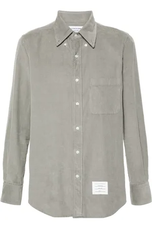 Thom Browne Ribfluwelen overhemd