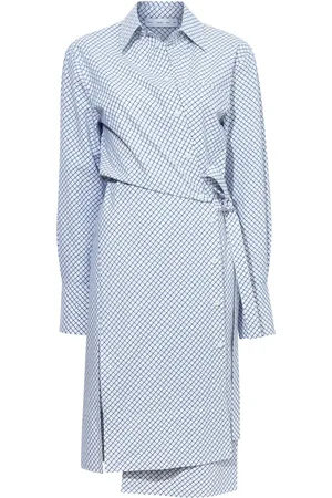 Proenza Schouler Lane wikkeljurk met geverfd effect