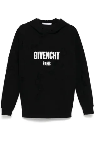 Givenchy Gerafelde hoodie met logoprint