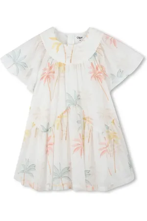 Chloé Jurk met palmboomprint