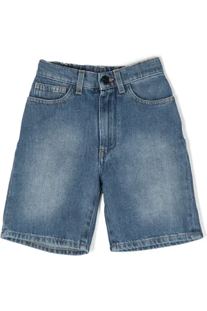 Palm Angels Spijkershorts met logoprint