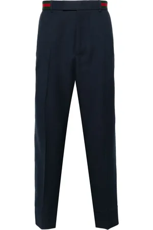 Gucci Cropped broek met webstreep
