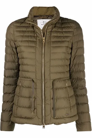 Woolrich Donsjack met ceintuur