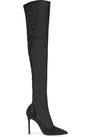 Gianvito Rossi 105 mm Aurora Cuissard laarzen