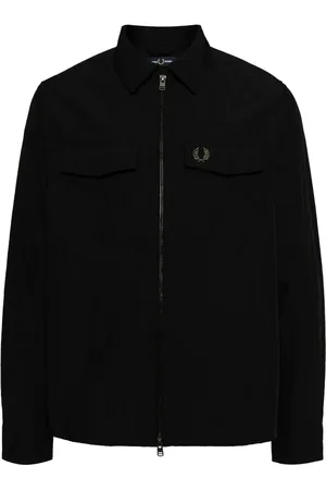 Fred Perry Windjack met rits en geborduurd logo