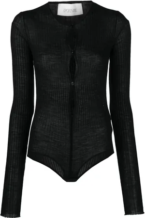 Sportmax Geribbelde body