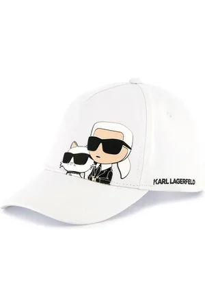 Karl Lagerfeld Katoenen pet met logoprint