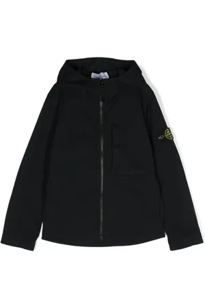 Stone Island Twill jack met capuchon en rits