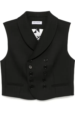DICE KAYEK Gilet met dubbele rij knopen