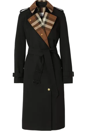 Burberry Trenchcoat met geruit vlak