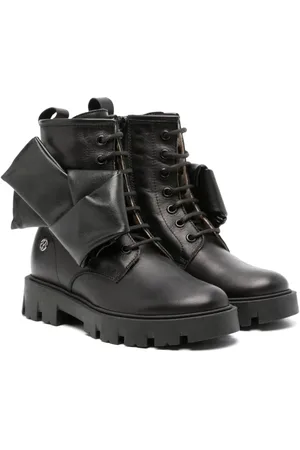 Florens Leren combat boots