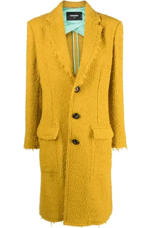 Dsquared2 Trenchcoat met enkele rij knopen