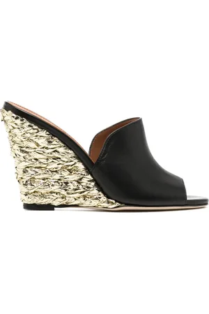 PARIS TEXAS 100 mm Deia leren sandalen