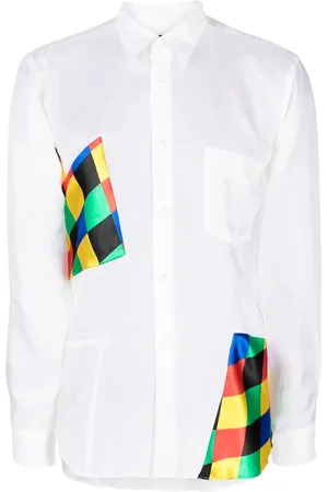 Comme des Garçons Overhemd met patchwork