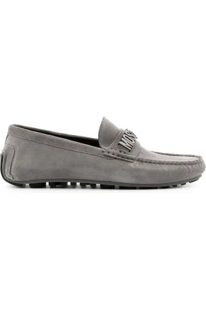 Moschino Loafers met logoplakkaat
