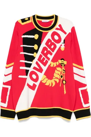 Charles Jeffrey Loverboy Trui met intarsia logo