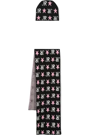 John Richmond Muts met intarsia logo