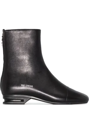 RAF SIMONS Enkellaarzen met ronde neus