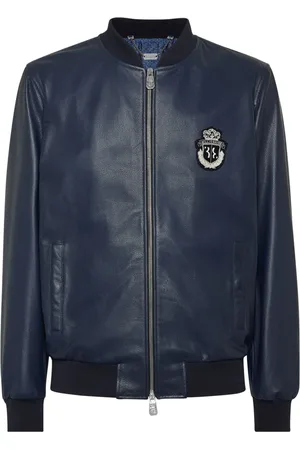 BILLIONAIRE Leren bomberjack