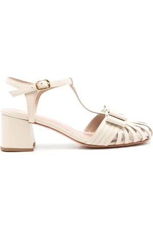 Sarah Chofakian Marly leren sandalen