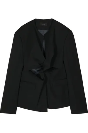 Botter Kraagloze blazer van scheerwol