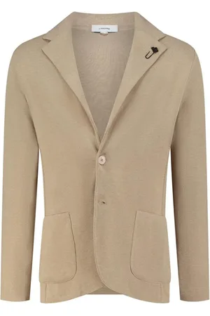 LARDINI Blazer met broche