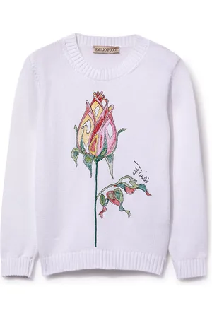 PUCCI Junior Trui met bloemenprint