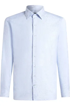Etro Overhemd met gestreept jacquard