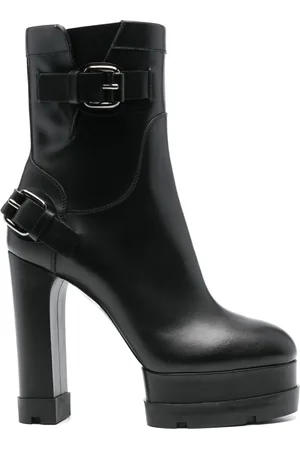 Casadei 130 mm enkellaarzen met plateauzool