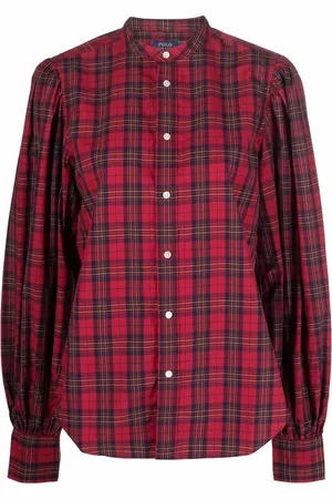 Ralph Lauren Blouse met tartan ruit