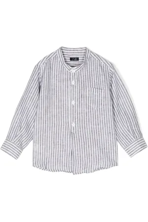 Il gufo Shirt met bandkraag
