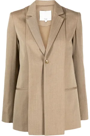 tibi Blazer met enkele rij knopen