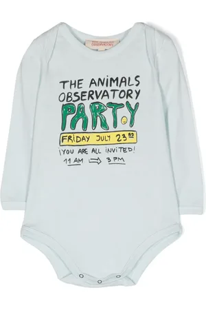 The Animals Observatory Jersey romper met tekst