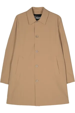 HERNO Trenchcoat met enkele rij knopen