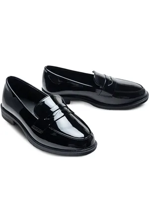 M. Moustache Loafers met gelakte afwerking