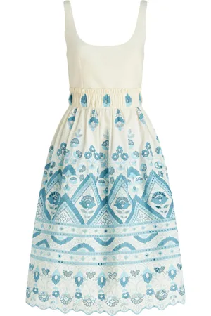 Etro Jurk met broderie anglaise