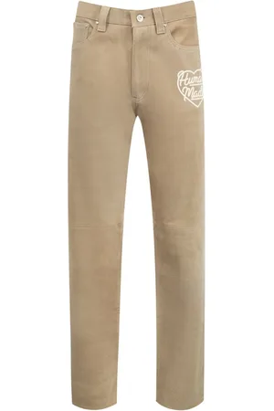 HUMAN MADE Leren broek